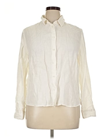 Zara Long Sleeve Button-Down Shirt (view 1)