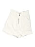 H&M Solid Ivory Shorts Size 6 - photo 1