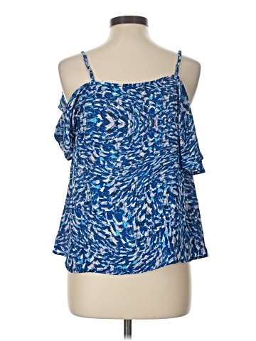 Aqua Sleeveless Blouse (view 2)