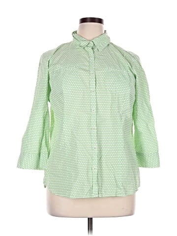 Van Heusen 3/4 Sleeve Button-Down Shirt (view 1)