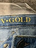 VGold Hearts Blue Jeans Size 5 - photo 3