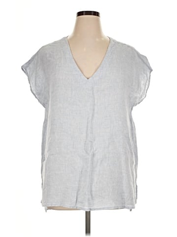 Sigrid Olsen Short Sleeve Blouse (view 1)