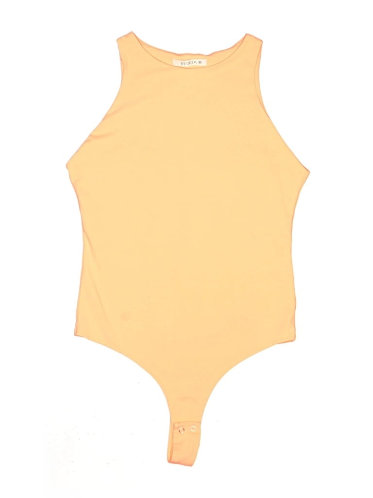 Pre-owned Reoria Bodysuit In Yellow