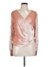 Akira Silver Long Sleeve Blouse Size L (estimated) - photo 1