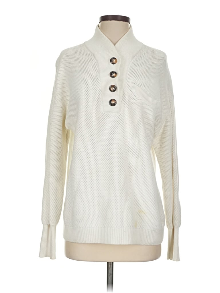 Pre-owned Lunya Pullover Sweater In Ivory