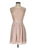 Forever 21 100% Polyester Stars Tan Cocktail Dress Size S - photo 1
