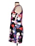 Bongo Graphic Black Cocktail Dress Size L - photo 5