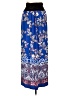 Apt. 9 Paisley Blue Casual Skirt Size L - photo 1