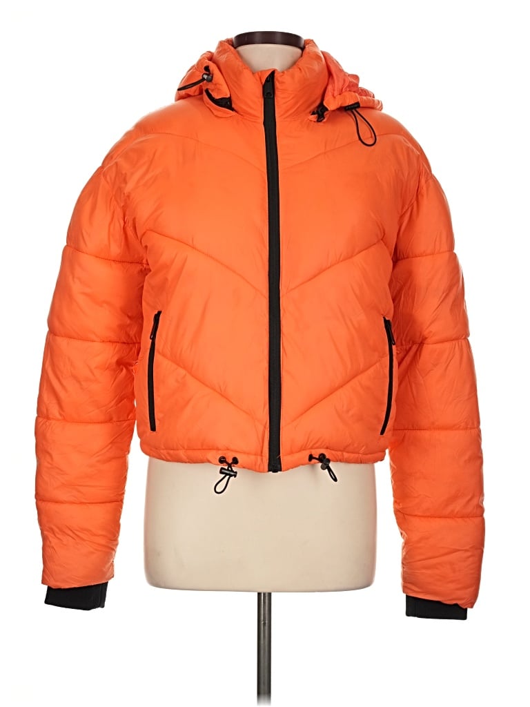 Pre-owned Zyia Active Snow Jacket In Orange