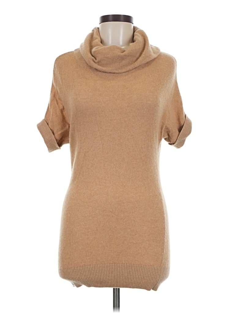 Pre-owned Piazza Sempione Turtleneck Sweater In Tan