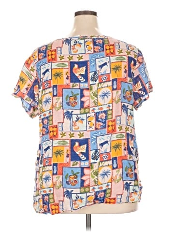C&C California Short Sleeve Blouse (view 2)