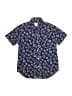 Crewcuts Outlet Paisley Blue Short Sleeve Button-Down Shirt Size 6 - 7 - photo 1