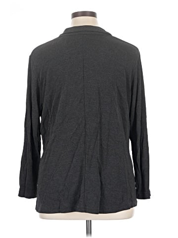 Lord & Taylor 3/4 Sleeve Button-Down Shirt (view 2)