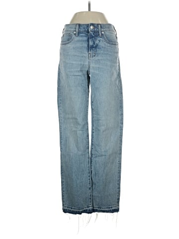 Madewell The '90s Straight Mid-Rise Jean in Barbosa Wash (view 1)