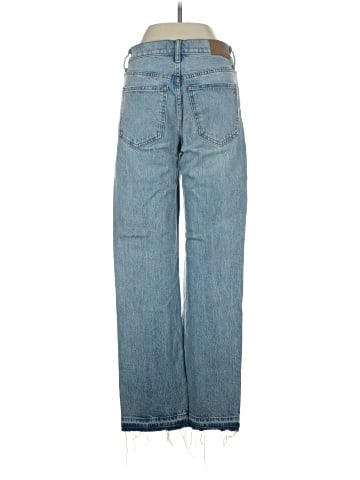 Madewell The '90s Straight Mid-Rise Jean in Barbosa Wash (view 2)
