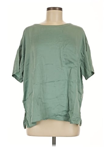 Lunya Short Sleeve Silk Top (view 1)