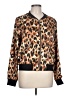 X by Gottex Animal Print Gold Jacket Size L - photo 1
