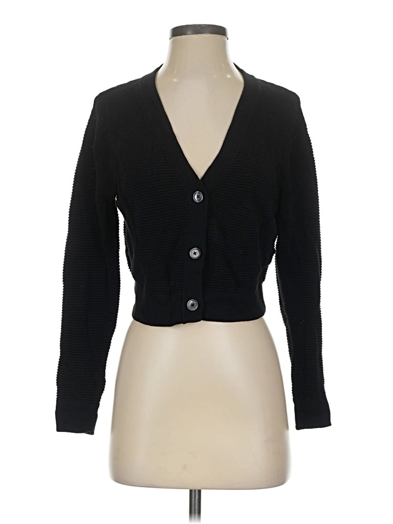 Pre-owned Wilfred Cardigan Sweater In Black