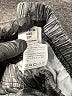 Shein Graphic Silver Denim Shorts Size 12 - photo 3
