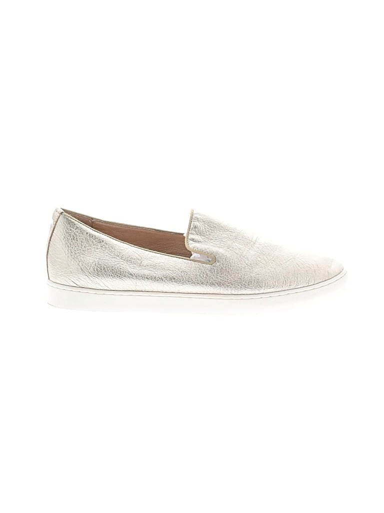 Pre-owned Birdies Flats In Silver