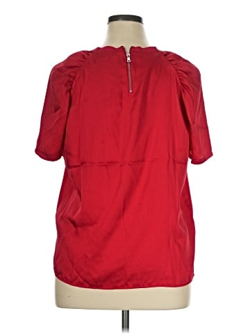 DKNY Short Sleeve Blouse (view 2)