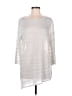 Travelers by Chico's Silver Pullover Sweater Size Lg (2) - photo 1