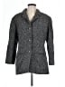 Liz Claiborne Tweed Gray Wool Coat Size L - photo 1