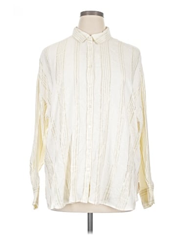 Ann Taylor LOFT Outlet Long Sleeve Button-Down Shirt (view 1)