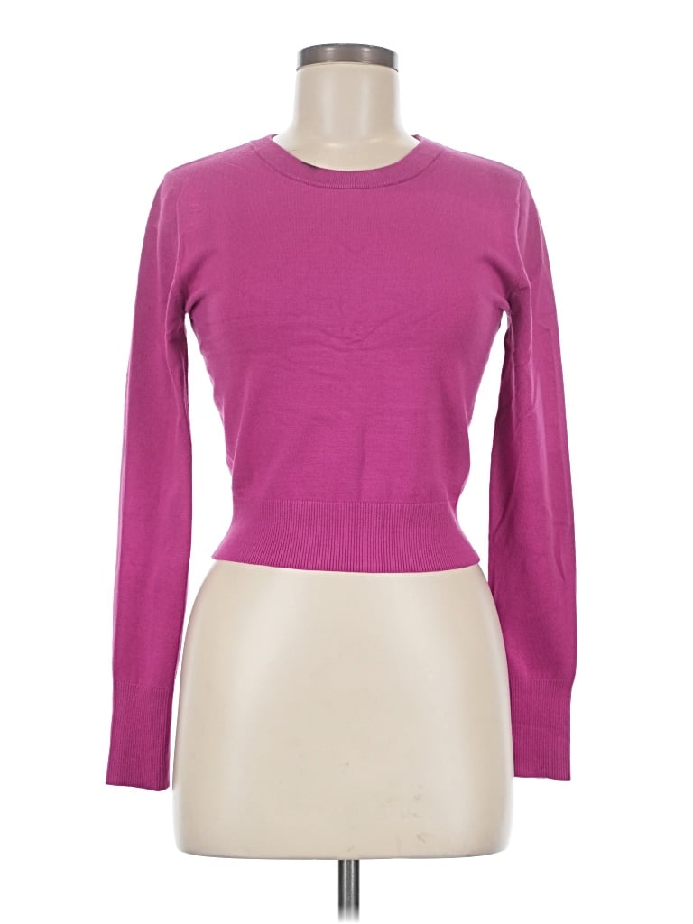 Pre-owned Intermix Pullover Sweater In Pink