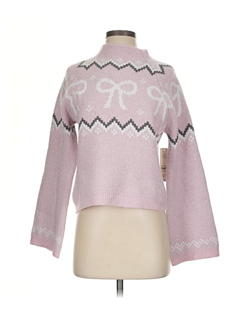 Pre-owned No Boundaries Pullover Sweater In Pink