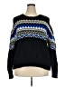 Lauren by Ralph Lauren Argyle Black Blue Pullover Sweater Size 3X - photo 1