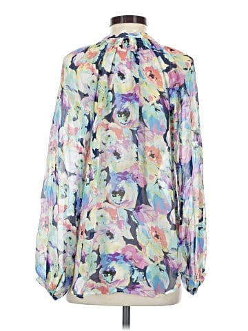 Yumi Kim Long Sleeve Silk Top (view 2)