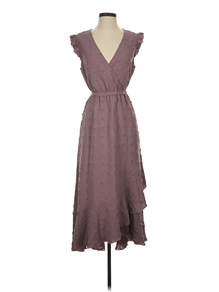 Pre-owned Daniel Rainn Casual Dress In Gray