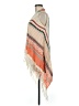 Say What? 100% Acrylic Orange Poncho Size M - photo 5