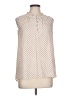41Hawthorn Polka Dots Ivory Sleeveless Button-Down Shirt Size L - photo 1