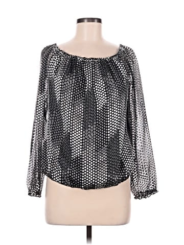 White House Black Market Long Sleeve Blouse (view 1)