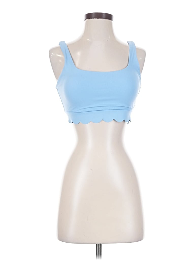 Pre-owned Joylab Sleeveless Top Blue Sweetheart Neckline Tops