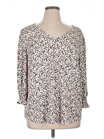 Adrianna Papell 3/4 Sleeve Blouse (view 1)