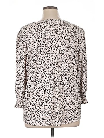 Adrianna Papell 3/4 Sleeve Blouse (view 2)