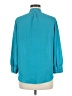 Moulinette Soeurs 100% Polyester Teal 3/4 Sleeve Blouse Size 6 - photo 2