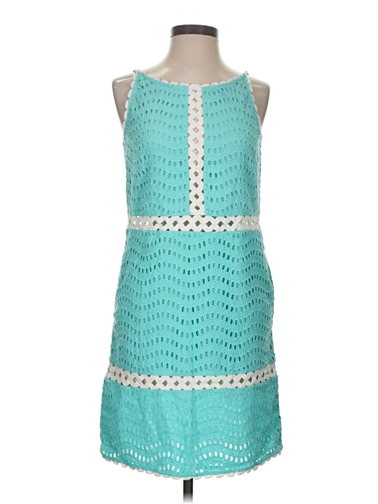 Pre-owned Gretchen Scott Designs Casual Dress In Teal
