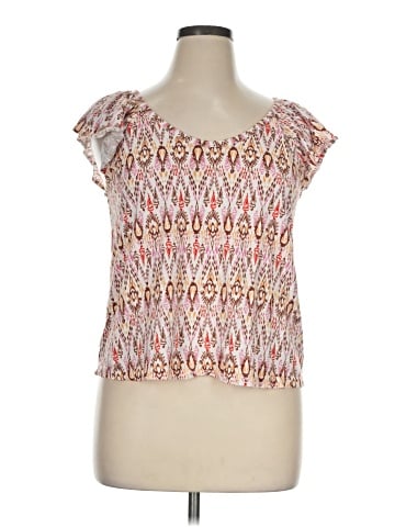 Ann Taylor LOFT Short Sleeve Blouse (view 1)