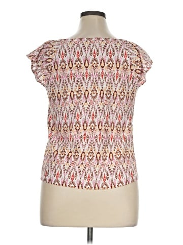 Ann Taylor LOFT Short Sleeve Blouse (view 2)