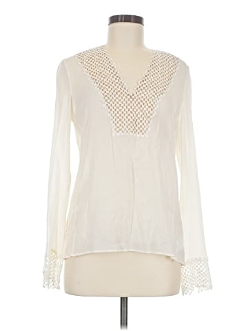 AKRIS Long Sleeve Silk Top (view 1)