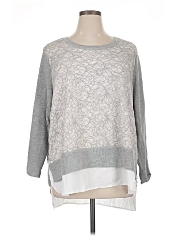 Simply Vera Vera Wang 3/4 Sleeve Top (view 1)