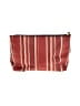 Unbranded Stripes Burgundy Brown Makeup Bag One size - photo 1