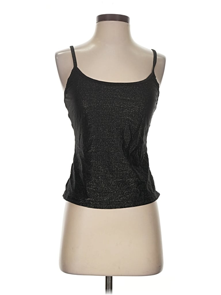 Pre-owned Cuup Tank Top Black Strapless Neckline Tops