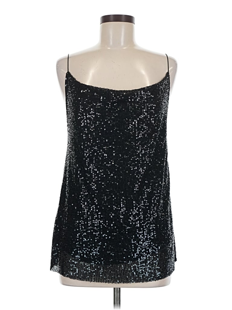 Pre-owned Sofia Sleeveless Top Black Strapless Neckline Tops