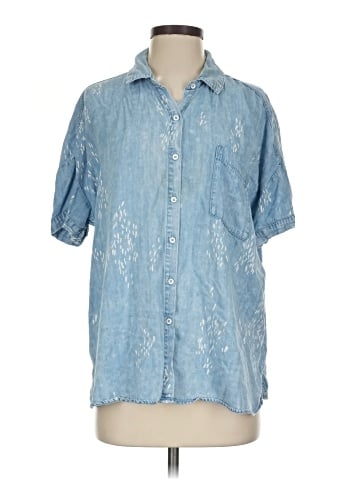 Splendid 3/4 Sleeve Button-Down Shirt (view 1)