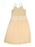 Shein 100% Polyester Tan Dress Size 11 - 12 - photo 1